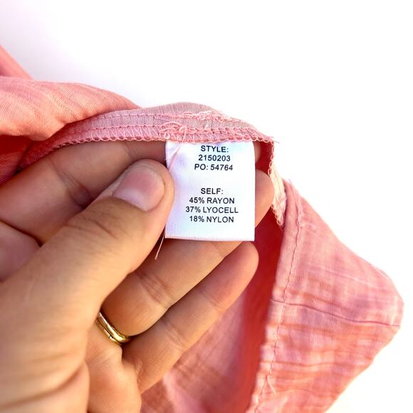 Current Air Crop Top Puff Sleeve Skirt Set Co-Ord Outfit Pink Cottagecore Small - Picture 9 of 11